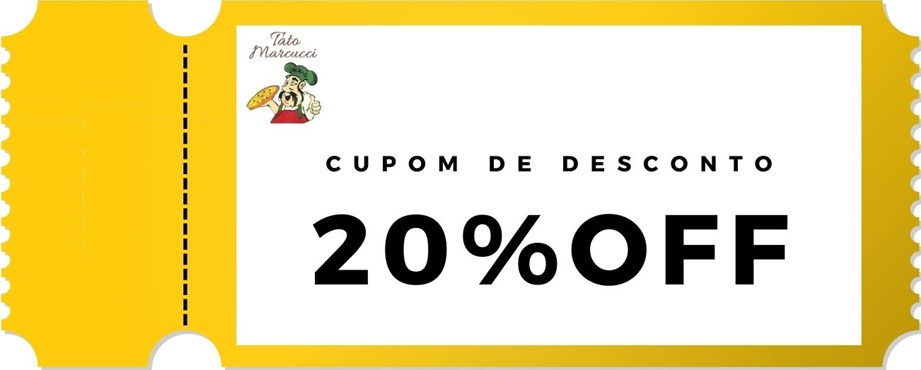 Cupom 20% OFF - Tato Marcucci